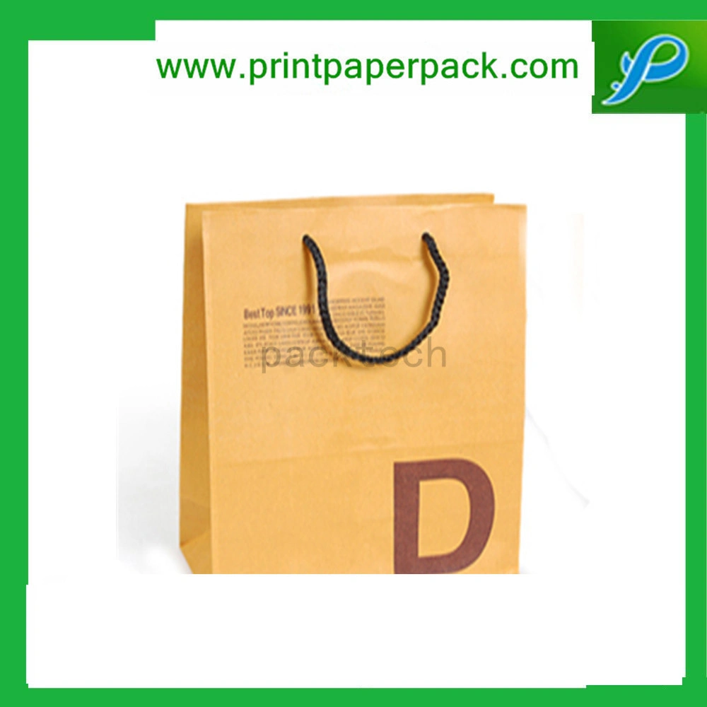 Attractive Custom Food Service Paper Shopping Packaging Bag