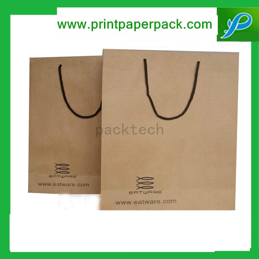 Attractive Custom Food Service Paper Shopping Packaging Bag