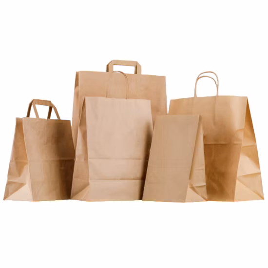Paper Gift/Paper Shopping/Brown/White/Coffee/Gift Bag/Food Packaging/Sos/Die Cut/Twist Handle/Flat Handle/Kraft Paper/Aluminum Foil Pointed Bottom/Paper Bag