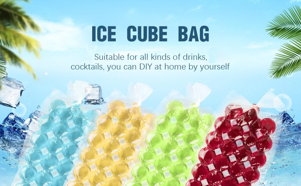 Disposable Ice Bag Food Grade Safety Plastic Ice Cube Packaging Bags